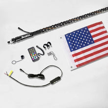 Load image into Gallery viewer, RF Remote Control Dancing/Chasing Color LED Whip Lights for Truck